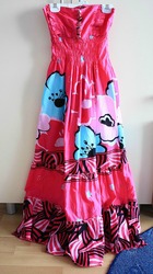 Сарафан без бретелек,  до пола