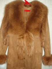 Новая фирменная дубленка. FIRENZE (Италия). Размер - S