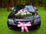 Свадебные украшения на машину