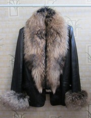 Куртка кожаная демисезонная