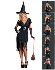 Ведьмочка,  костюм на Хеллоуин,  платье трансформер