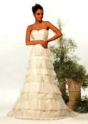 шикарное свадебное  платье из америки