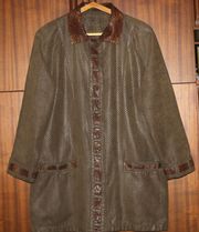 Куртка ветровка коричневого цвета раз. 52-54