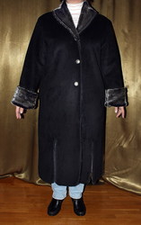 ДУБЛЕНКА ЖЕНСКАЯ ЧЕРНАЯ