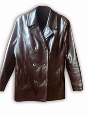 Пиджак женский кожаный,  утепленный,  Б/у