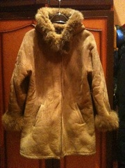 Дубленка женская,  б/у.