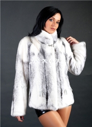 Полушубок норковый Италия цвет Black Rose - Mexa-Only