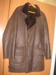 Куртка кожаная на меху