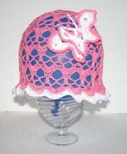 летние панамки, шапочки ручной вязки