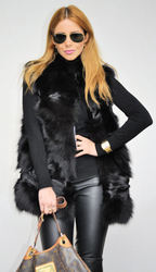 Эксклюзивная жилетка мех - лиса ИТАЛИЯ