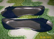 Балетки, искуственная замша