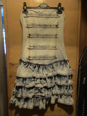 сарафан джинсовый без бретелек