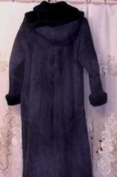 Дубленка натуральная, длинная