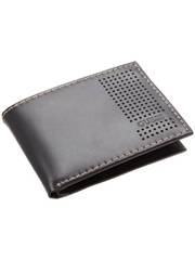 Кошелек Guess изготовлен из натуральной кожи черного цвета