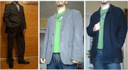 Звільняю гардероб: костюм, піджак, півпальто
