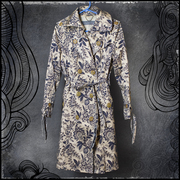 Плащ с цветочный принтом