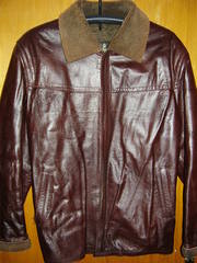 Дубленка мужская лакированая б.у. натуральный мех - Киев