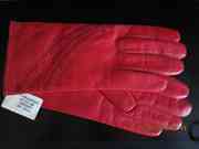 Перчатки кожаные, лайковые, новые
