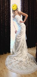 Свадебное платье Casablanca Bridal , размер 40-44, цвета айвори