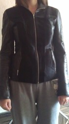 Продам куртку кожаную б/у, Одесса