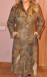 дубленка на козьем меху
