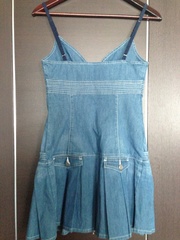 Сарафан-платье джинсовое