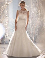 Свадебное платье Mori Lee 1957 американское США оригинал