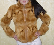 Шубка (куртка) с лисьим мехом
