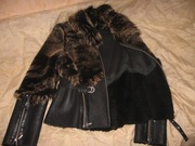 продам дубленку б.у короткая