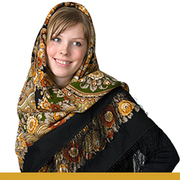 Павловопосадские шали,  платки,  палантины